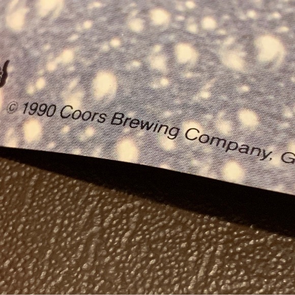 Vintage 1990 Coors Light Swimsuit Model Poster 35x16.5” - Picture 4 of 7